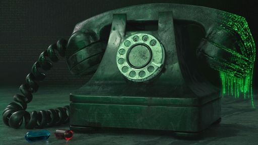 The phone from the Matrix movie